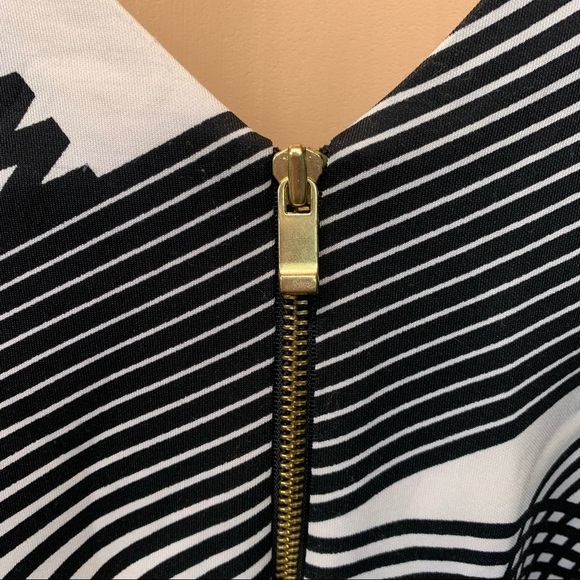 Cato Pattern Faux Leather Dress - Picture 6 of 9